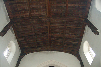 The nave roof June 2012